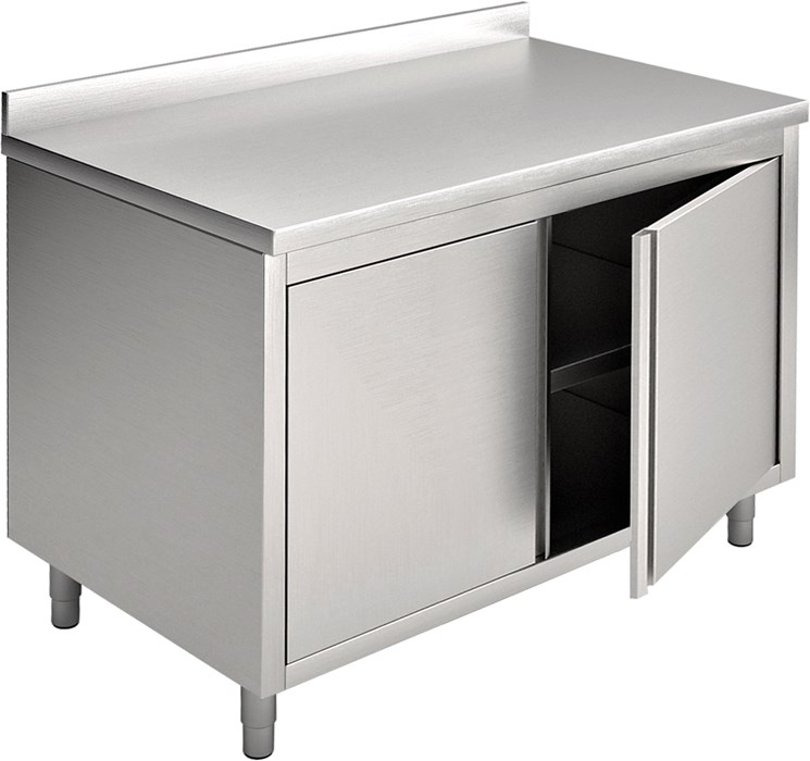 CUSTOM MADE STAINLESS STEEL CABINET